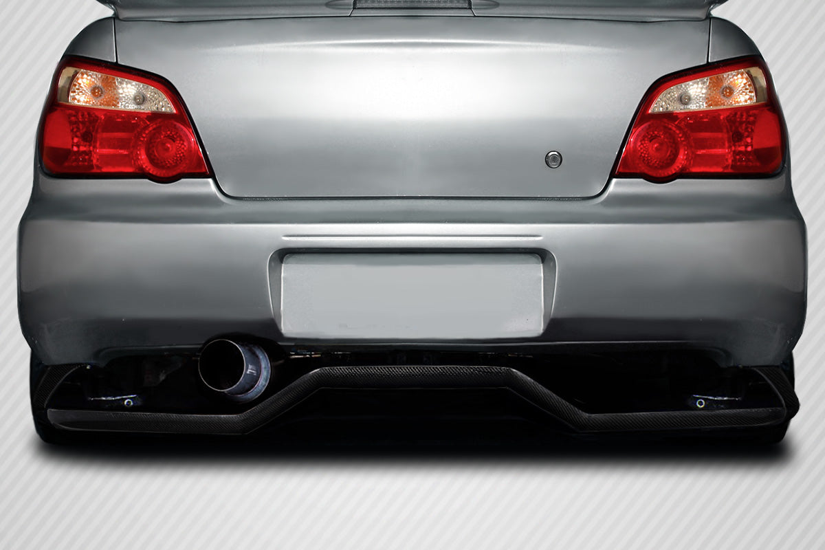 Carbon Creations VTX Rear Lip Add On Spoiler Compatible With 2002-2007 Subaru Impreza - 1 Piece - 116614