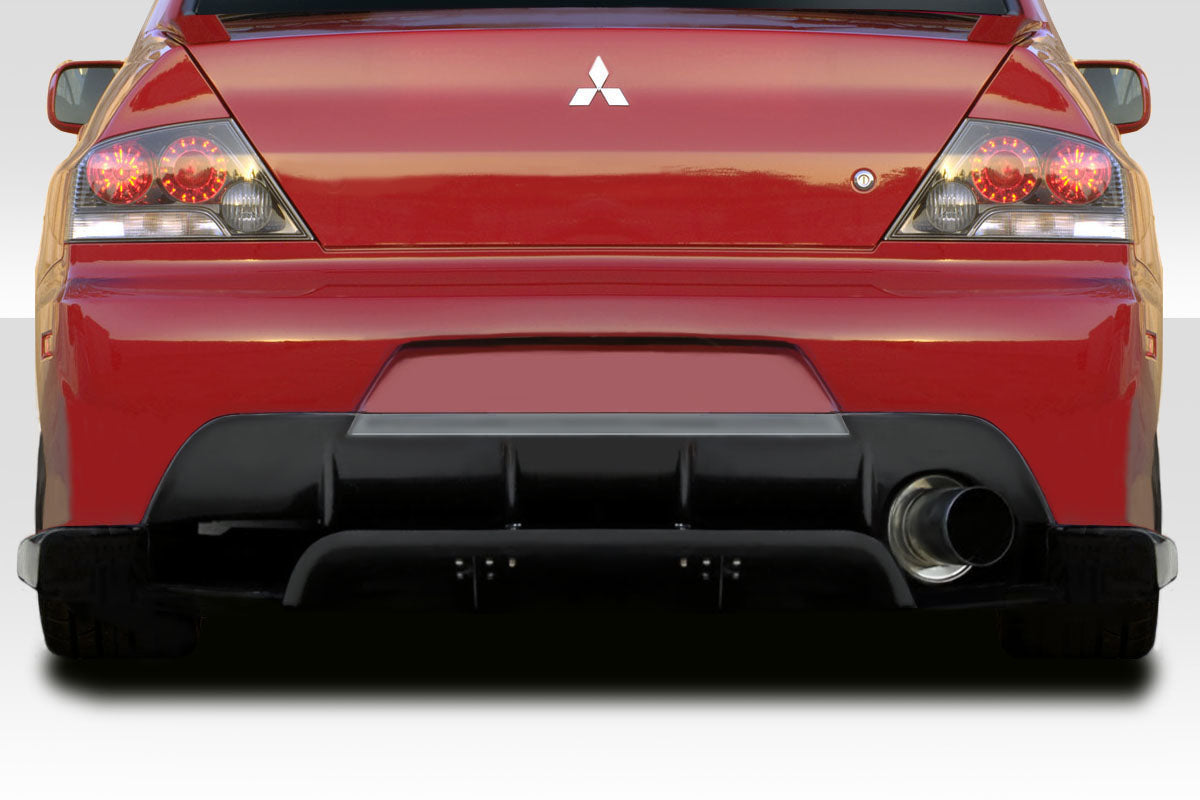 Extreme Dimensions Duraflex VRS Rear Lip Add On Spoiler Compatible With 2003-2006 Mitsubishi Lancer - 3 Piece - 116615