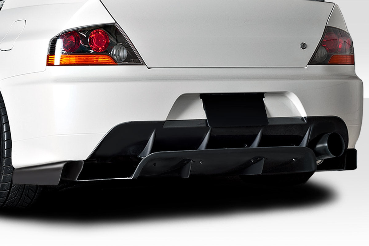 Extreme Dimensions Duraflex VRS Rear Lip Add On Spoiler Compatible With 2003-2006 Mitsubishi Lancer - 3 Piece - 116615