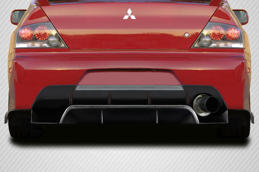 Carbon Creations VRS Rear Lip Add On Spoiler Compatible With 2003-2006 Mitsubishi Evolution - 3 Piece - 116616