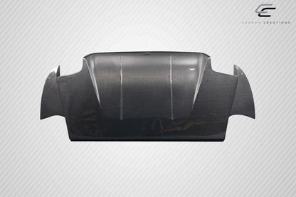 Carbon Creations VRS Rear Lip Add On Spoiler Compatible With 2003-2006 Mitsubishi Evolution - 3 Piece - 116616