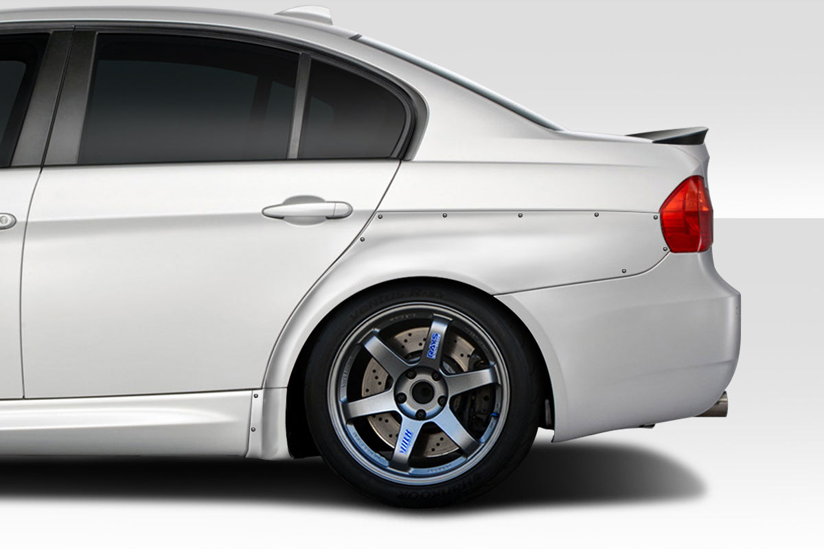 Extreme Dimensions Duraflex HX Rear Wide Body Fender Flares Compatible With 2006-2011 BMW 3 Series - 2 Piece - 116625