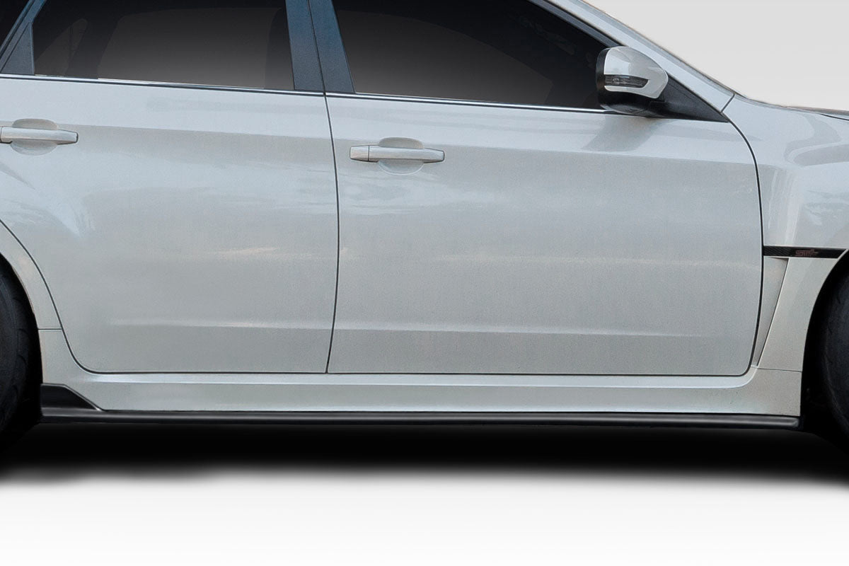 Extreme Dimensions Duraflex STI S206 Side Skirts Compatible With 2008-2014 Subaru WRX - 2 Piece - 116637