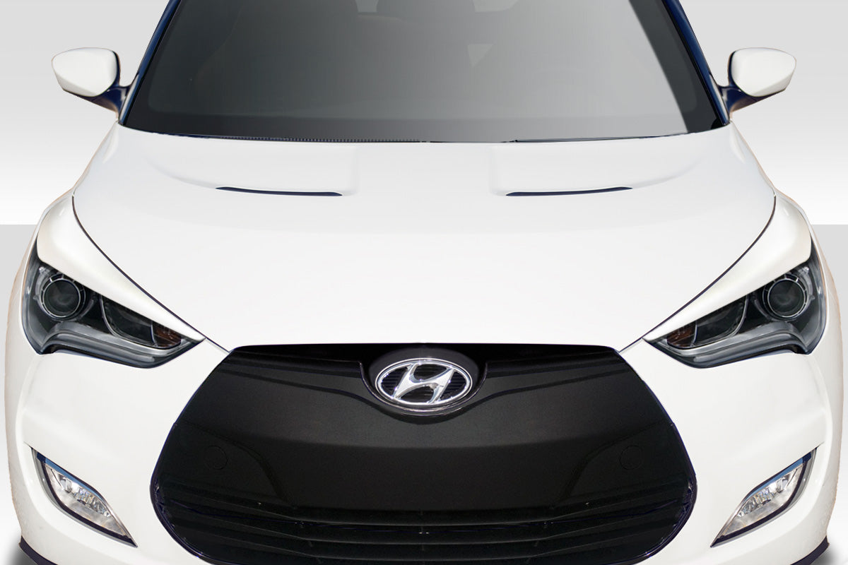 Extreme Dimensions Duraflex Raptor Eye Lids Compatible With 2012-2017 Hyundai Veloster - 2 Piece - 116656