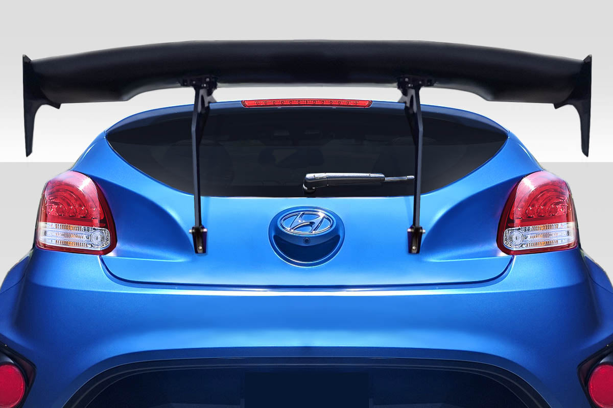 Extreme Dimensions Duraflex RGT Wing Spoiler Compatible With 2012-2017 Hyundai Veloster - 5 Piece - 116658