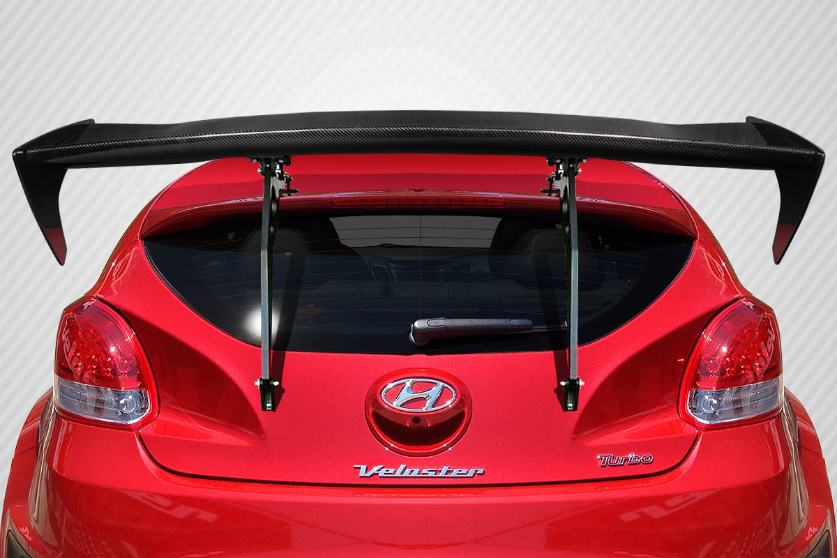 Carbon Creations RGT Wing Spoiler Compatible With 2012-2017 Hyundai Veloster - 5 Piece - 116659