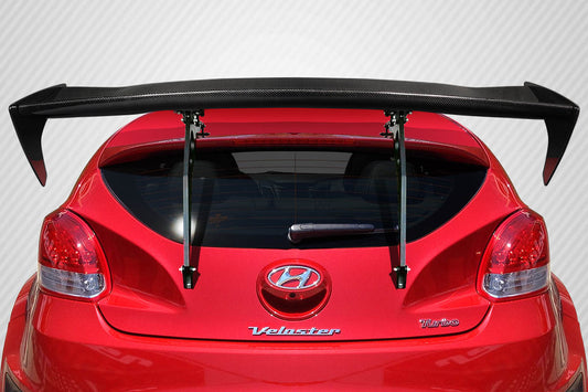 Carbon Creations RGT Wing Spoiler Compatible With 2012-2017 Hyundai Veloster - 5 Piece - 116659