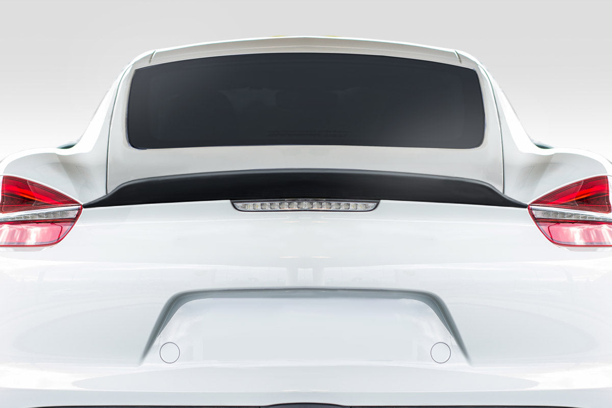 Extreme Dimensions Duraflex GT4 Wing Spoiler Compatible With 2014-2016 Porsche Cayman - 1 Piece - 116681