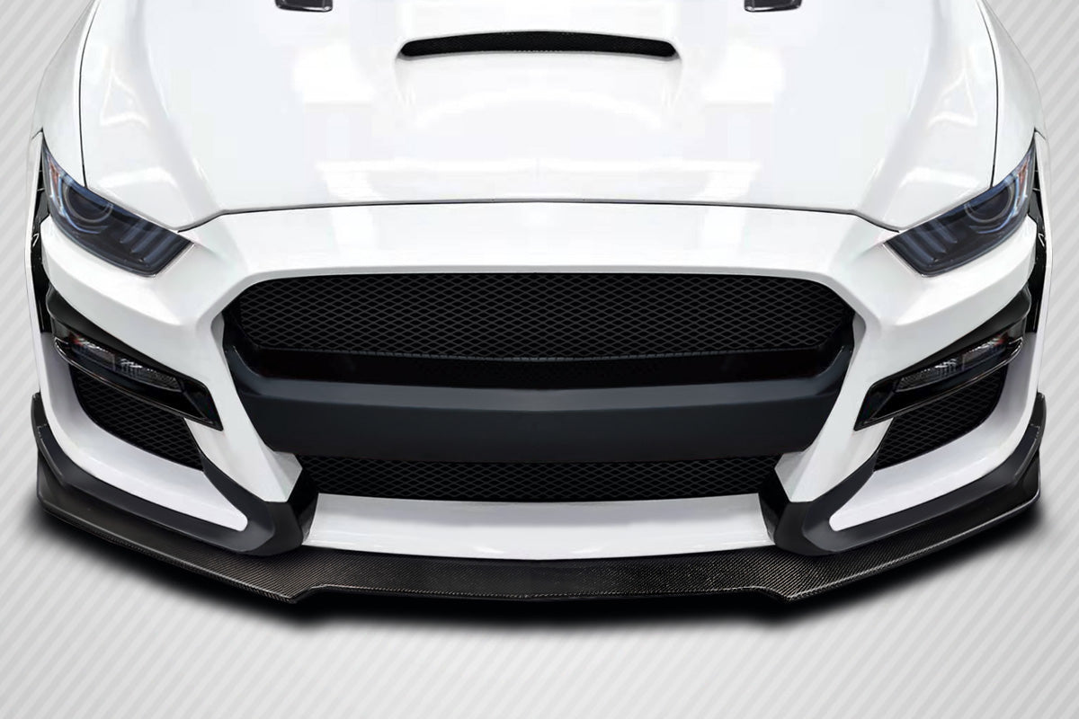 Carbon Creations GT500 Front Lip Spoiler Compatible With 2015-2017 Ford Mustang - 1 Piece - 116689