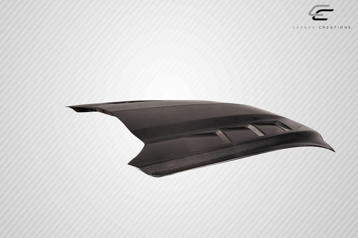 Carbon Creations TS1 Hood Compatible With 2015-2017 Ford Mustang - 1 Piece - 116691