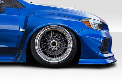 Extreme Dimensions Duraflex RBS Front Fenders Flares Compatible With 2015-2021 Subaru WRX STI - 4 Piece - 116703