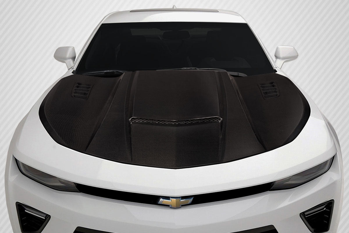 Carbon Creations CVX Hood Compatible With 2016-2024 Chevrolet Camaro - 1 Piece - 116712