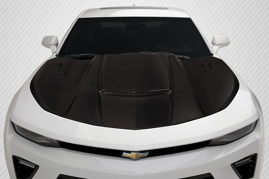 Carbon Creations CVX Hood Compatible With 2016-2024 Chevrolet Camaro - 1 Piece - 116712