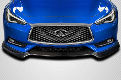 Carbon Creations AP Front Lip Spoiler Under Spoiler Compatible With 2017-2022 Infiniti Q60 - 1 Piece - 116722