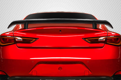 Carbon Creations SR Rear Wing Spoiler Compatible With 2017-2022 Infiniti Q60 - 1 Piece - 116724