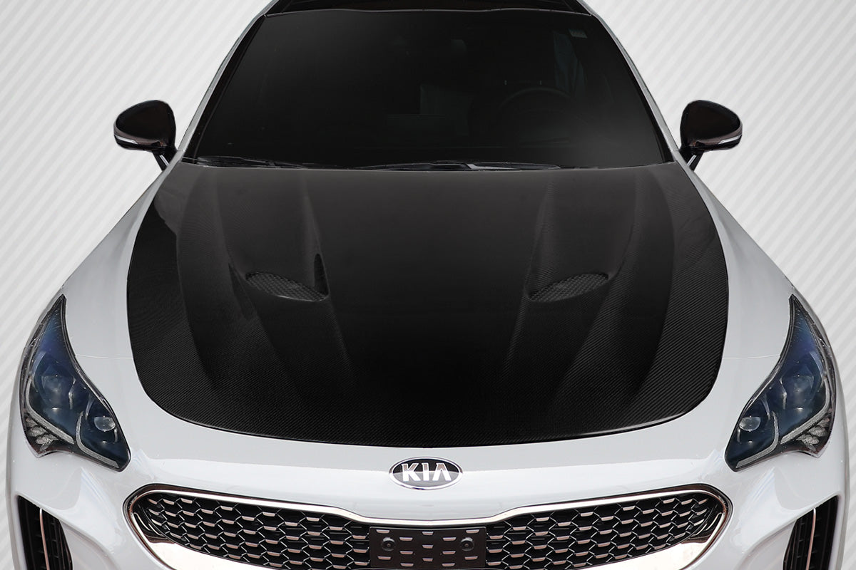 Carbon Creations Executive Hood Compatible With 2018-2023 Kia Stinger - 1 Piece - 116726