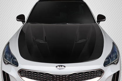 Carbon Creations Executive Hood Compatible With 2018-2023 Kia Stinger - 1 Piece - 116726