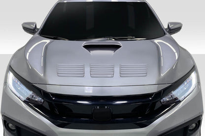 Extreme Dimensions Duraflex EVS Hood Compatible With 2017-2021 Honda Civic TypeR - 1 Piece - 116757