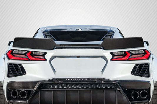 Carbon Creations Gran Veloce Wicker Bill Wing Spoiler Compatible With 2020-2023 Chevrolet Corvette C8 - 1 Piece - 116838