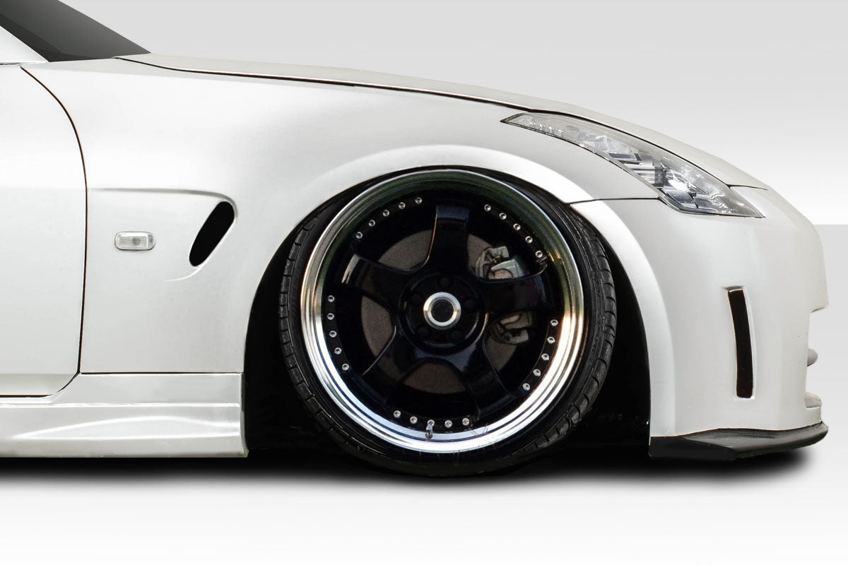 Extreme Dimensions Duraflex Indy Front Fenders Compatible With 2003-2008 Nissan 350Z - 2 Piece - 116839
