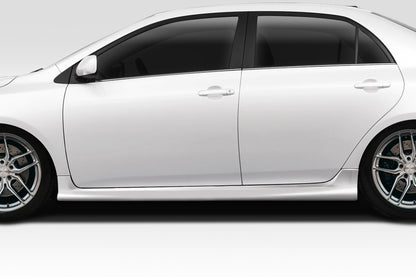 Extreme Dimensions Duraflex CPR Side Skirts Compatible With 2009-2013 Toyota Corolla - 4 Piece - 116847