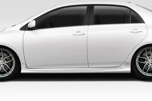 Extreme Dimensions Duraflex CPR Side Skirts Compatible With 2009-2013 Toyota Corolla - 4 Piece - 116847