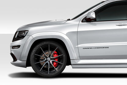 Extreme Dimensions Duraflex Power Front Fenders Flares Compatible With 2011-2022 Jeep Grand Cherokee - 4 Piece - 116866