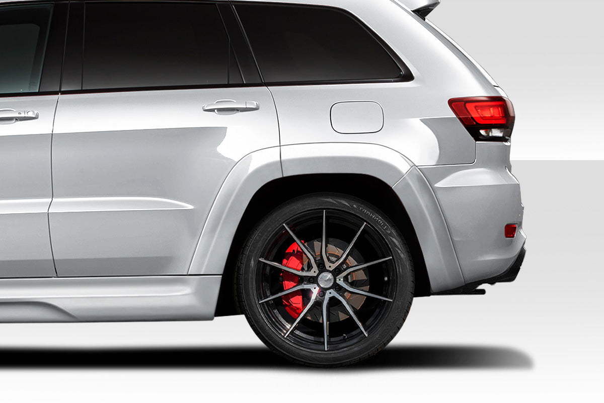 Extreme Dimensions Duraflex Power Rear Fender Flares Compatible With 2011-2022 Jeep Grand Cherokee - 6 Piece - 116867