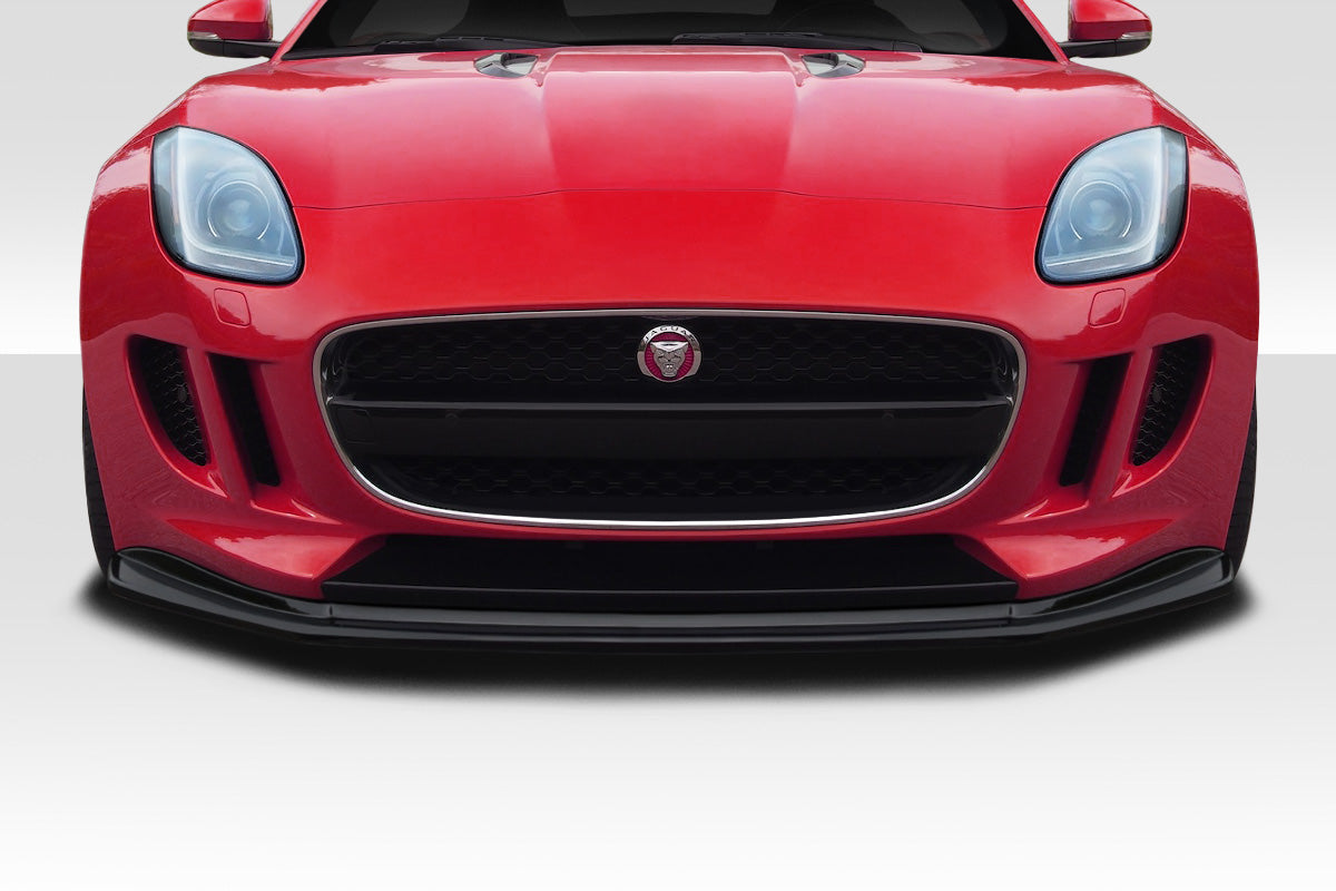 Extreme Dimensions Duraflex Type Max Front Lip Spoiler Compatible With 2014-2017 Jaguar F-Type - 1 Piece - 116871