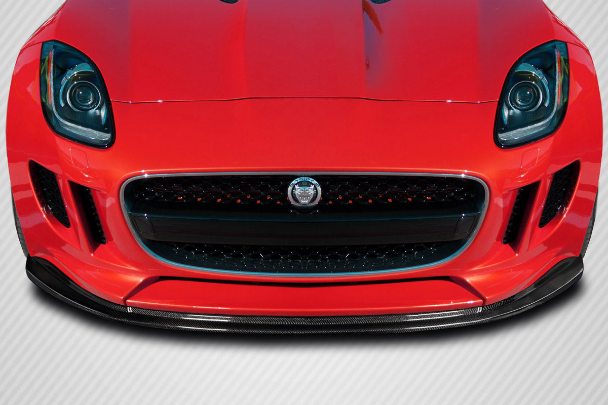Carbon Creations Max Front Lip Spoiler Compatible With 2014-2017 Jaguar F-Type - 1 Piece - 116872