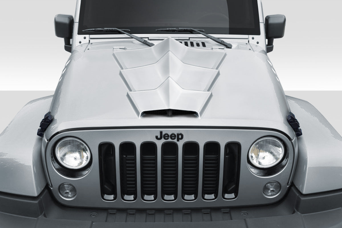 Extreme Dimensions Duraflex Tryrano Hood Compatible With 2007-2018 Jeep Wrangler JK - 1 Piece - 116893
