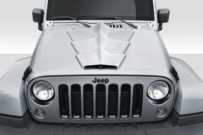 Extreme Dimensions Duraflex Tryrano Hood Compatible With 2007-2018 Jeep Wrangler JK - 1 Piece - 116893
