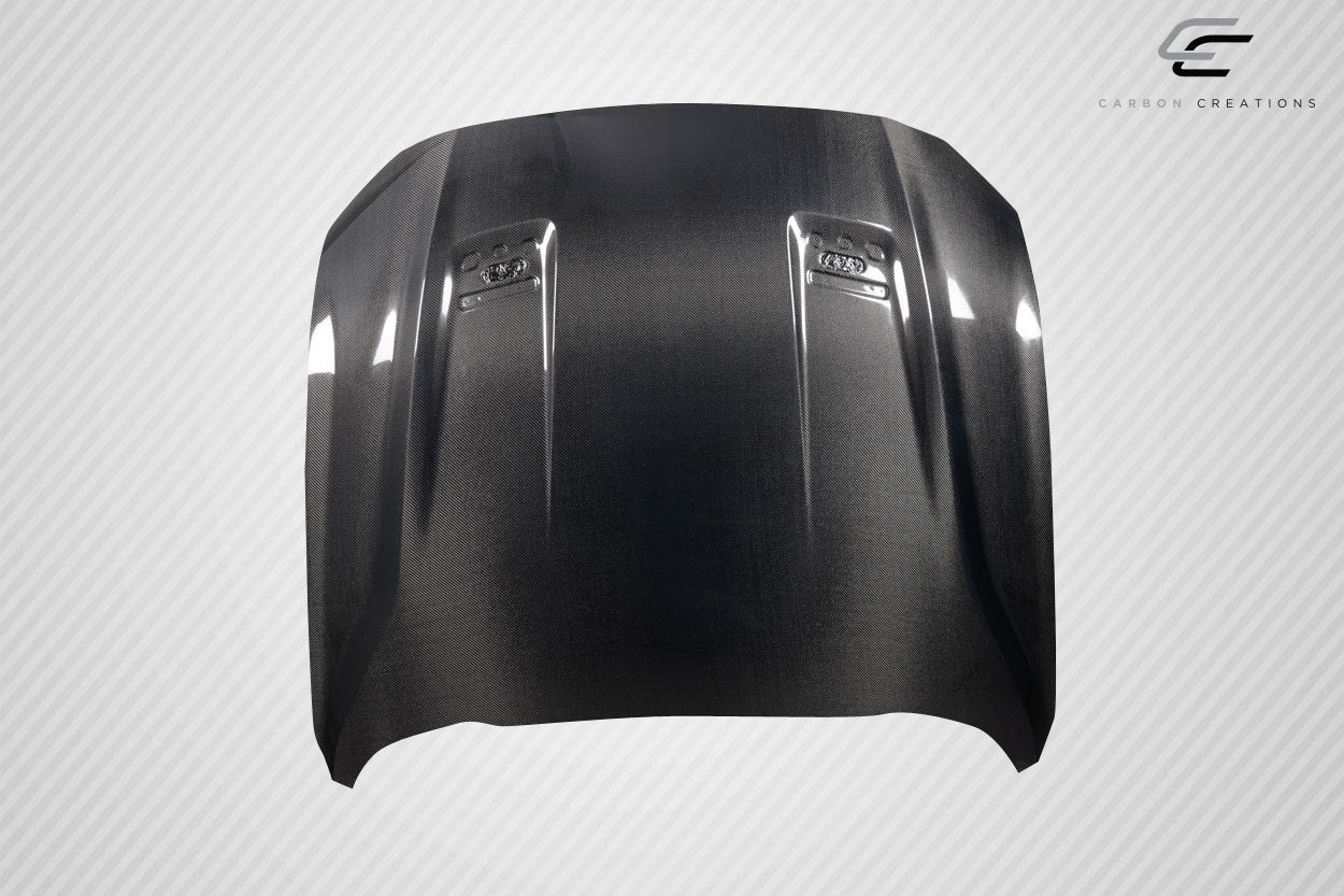 Carbon Creations OEM Look Hood Compatible With 2018-2023 Ford Mustang - 1 Piece - 116898