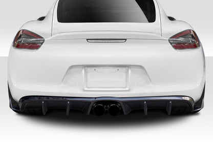Extreme Dimensions Duraflex Max Rear Lip Add On Spoiler Compatible With 2014-2016 Porsche Cayman - 3 Piece - 116911