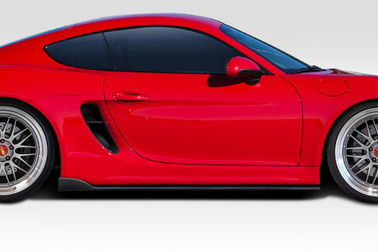Extreme Dimensions Duraflex Max Side Skirts Compatible With 2014-2016 Porsche Cayman - 2 Piece - 116915