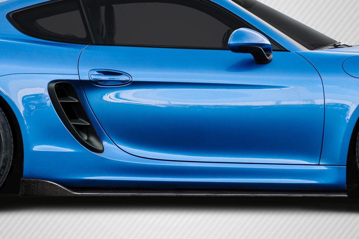 Carbon Creations Max Side Skirts Compatible With 2014-2016 Porsche Cayman - 2 Piece - 116916