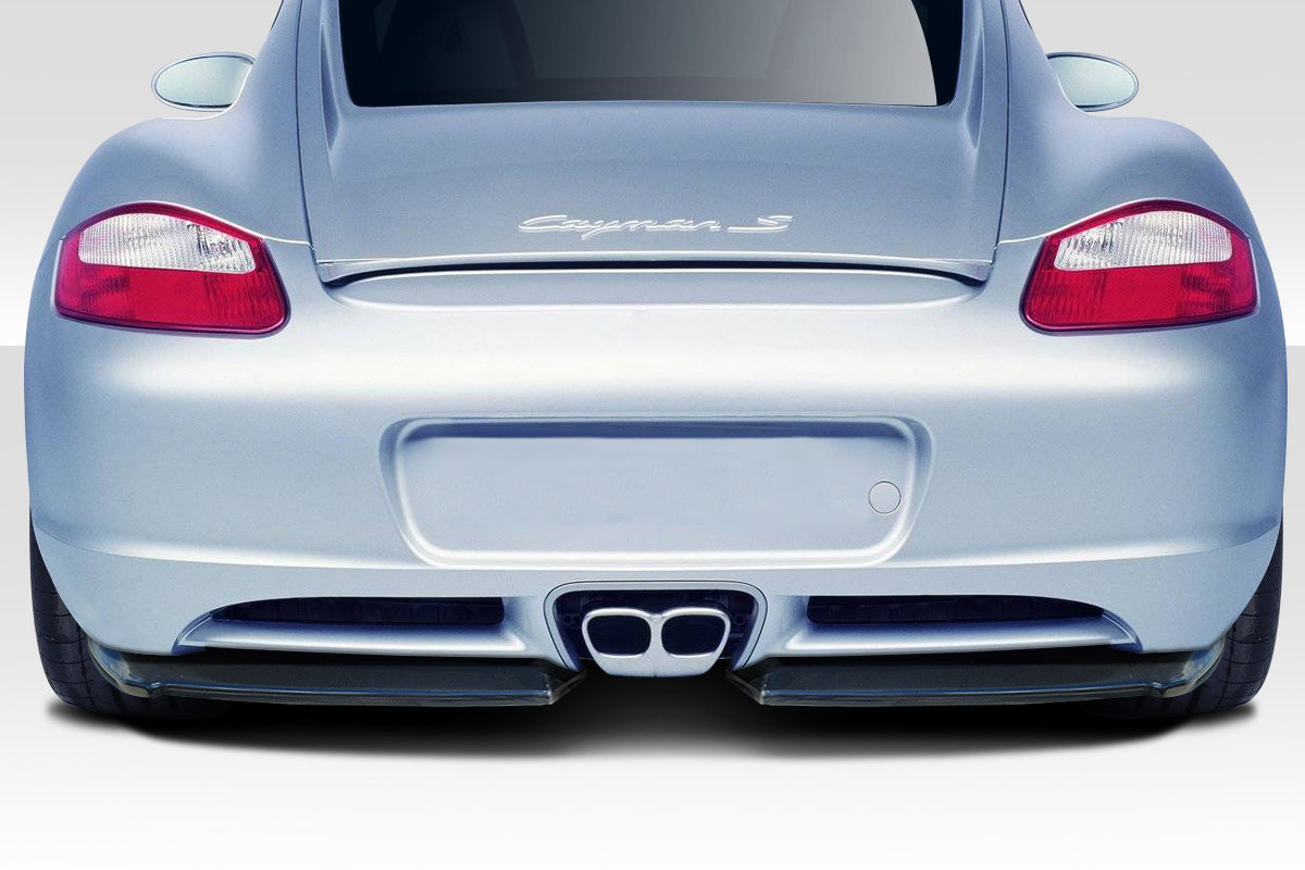 Extreme Dimensions Duraflex Max Rear Lip Add On Spoiler Compatible With 2006-2010 Porsche Cayman - 2 Piece - 116919
