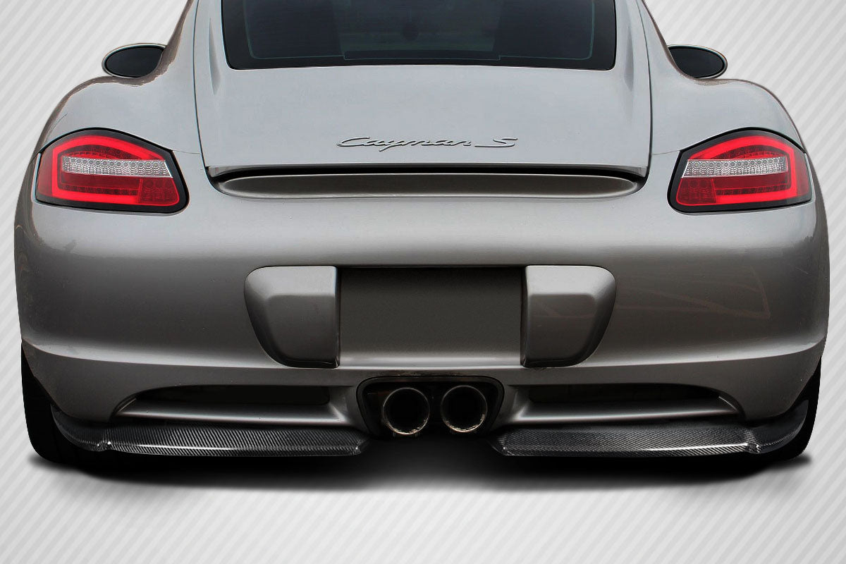 Carbon Creations Max Rear Lip Add On Spoiler Compatible With 2006-2010 Porsche Cayman - 2 Piece - 116920