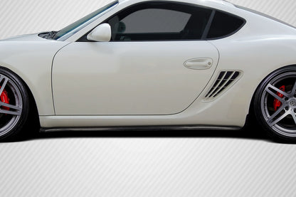 Carbon Creations Max Side Skirts Compatible With 2006-2010 Porsche Cayman - 2 Piece - 116922