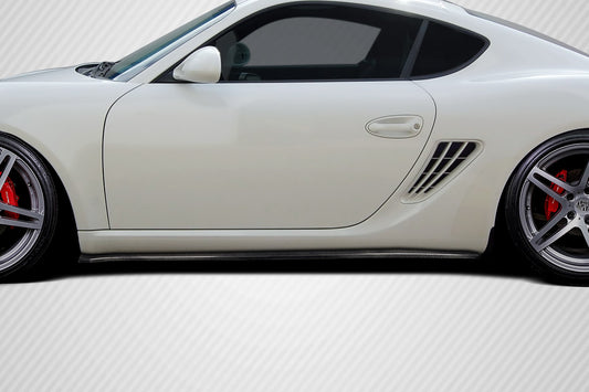 Carbon Creations Max Side Skirts Compatible With 2006-2010 Porsche Cayman - 2 Piece - 116922