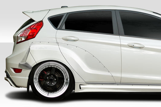 Extreme Dimensions Duraflex CPR Wide Body Rear Fender Flares Compatible With 2014-2019 Ford Fiesta - 7 Piece - 116926