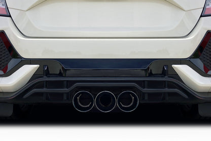 Extreme Dimensions Duraflex BZ Rear Bumper Cover Add On Compatible With 2017-2021 Honda Civic TypeR - 1 Piece - 116932