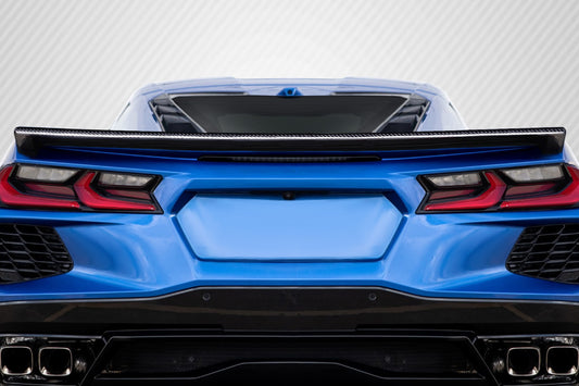 Carbon Creations Gran Veloce Flush Mount Spoiler Compatible With 2020-2023 Chevrolet Corvette C8 - 1 Piece - 116951