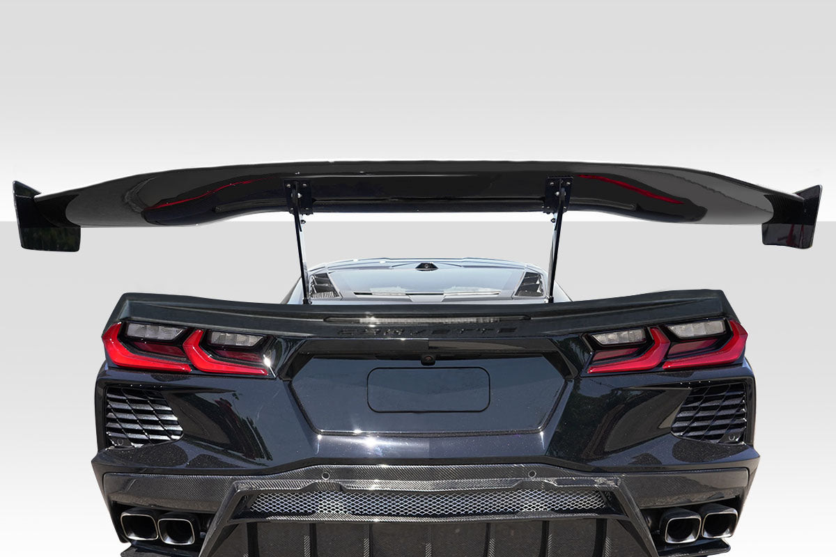 Extreme Dimensions Duraflex Gran Veloce GT Rear Wing Spoiler Compatible With 2020-2023 Chevrolet Corvette C8 - 5 Piece - 116952
