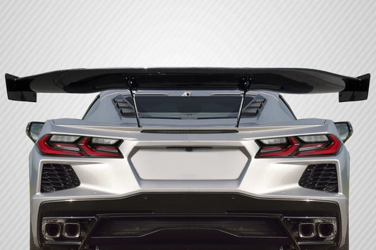 Carbon Creations Gran Veloce GT Rear Spoiler Compatible With 2020-2023 Chevrolet Corvette C8 - 5 Piece - 116953