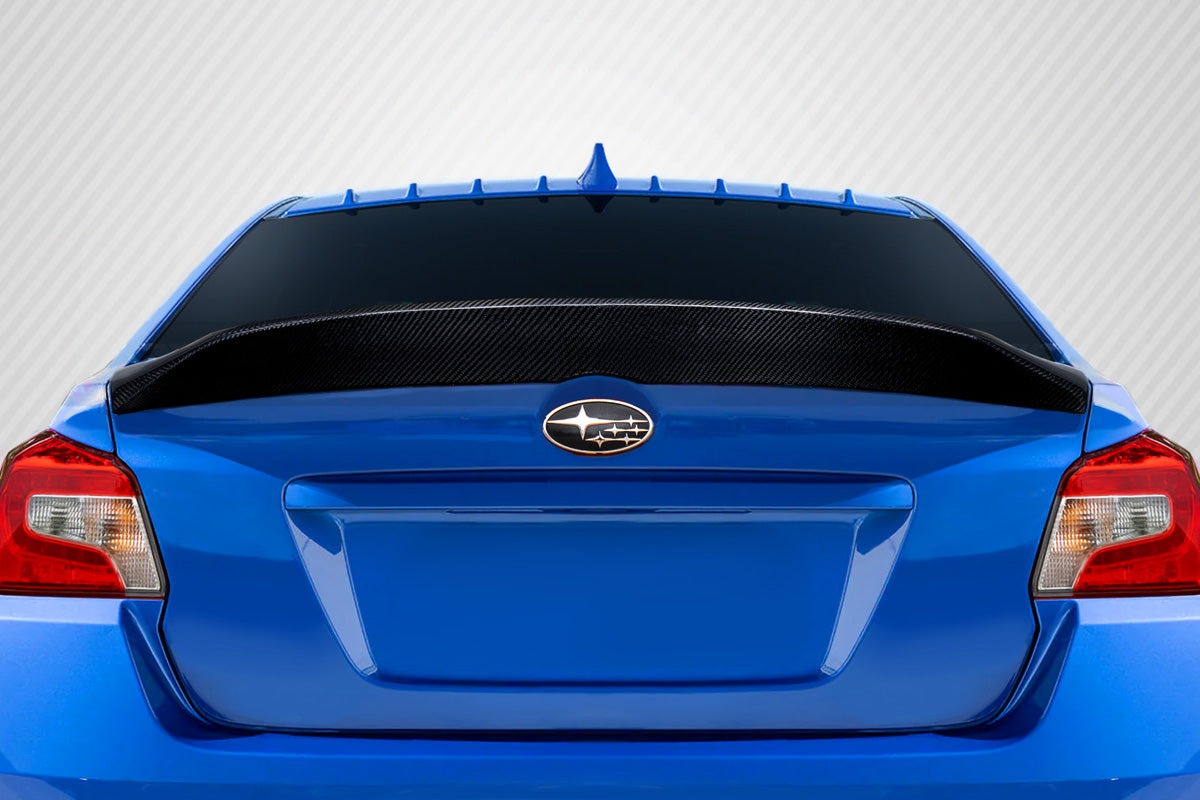 Carbon Creations Duckbill V2 Rear Wing Spoiler Compatible With 2015-2021 Subaru WRX STI - 1 Piece - 116955
