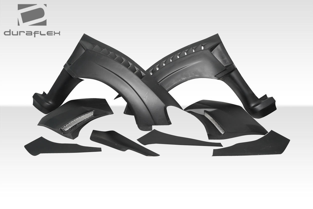 Extreme Dimensions Duraflex VRS Wide Body Front Fenders Add On Compatible With 2015-2021 Subaru WRX STI - 8 Piece - 116960