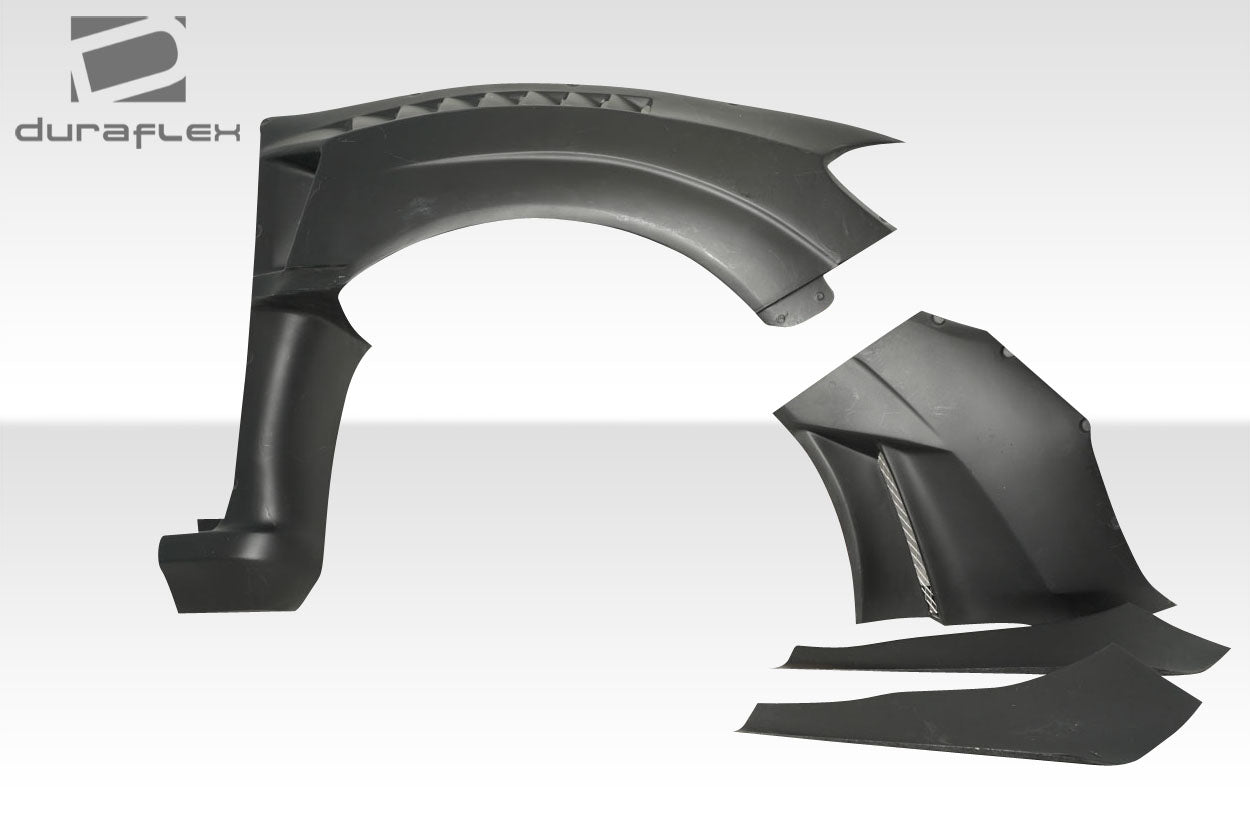 Extreme Dimensions Duraflex VRS Wide Body Front Fenders Add On Compatible With 2015-2021 Subaru WRX STI - 8 Piece - 116960