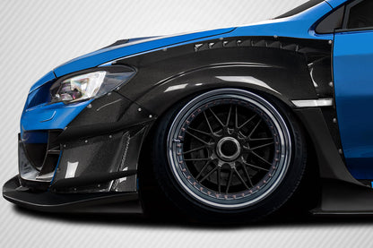 Carbon Creations VRS Wide Body Front Fenders Compatible With 2015-2021 Subaru WRX - 8 Piece - 116961