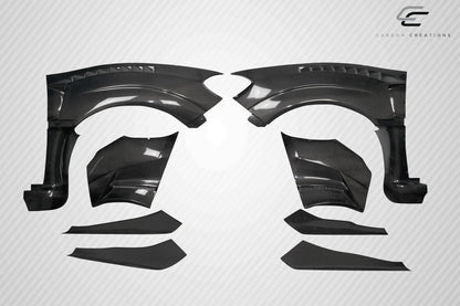 Carbon Creations VRS Wide Body Front Fenders Compatible With 2015-2021 Subaru WRX - 8 Piece - 116961